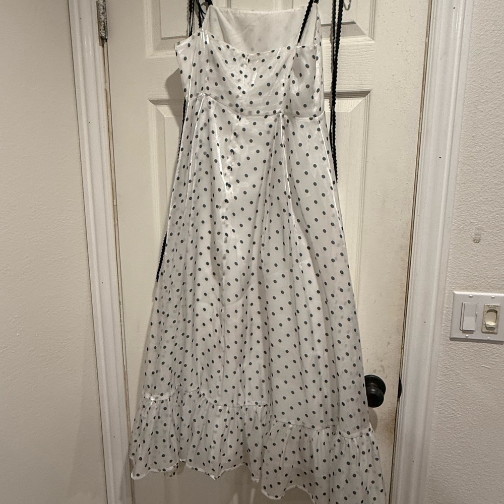 Sister Jane White and Black Polka Dot Maxi Dress - Picture 3 of 4